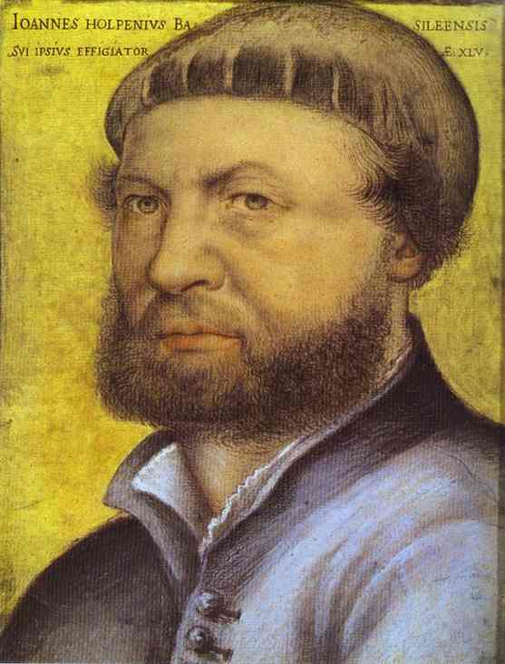 Hans Holbein the Younger self portrait