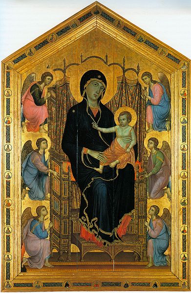 Duccio Madonna Ruccelai-Duccio di Buoninsegna 
