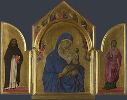 Duccio London triptych-Duccio di Buoninsegna