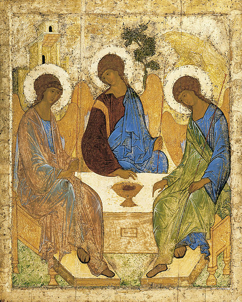 Angels at Mamre (Holy Trinity) Rublev-Oil Painting