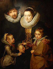 Jan Brueghel I Family Portrait Painting