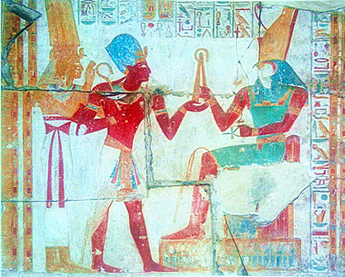 Eyptian King Seti 1 (Sethos I) Before Horus