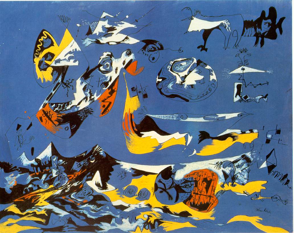 Blue Moby Dick Jackson Pollock 