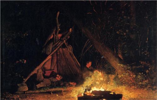 Camp Fire- Winslow Homer: