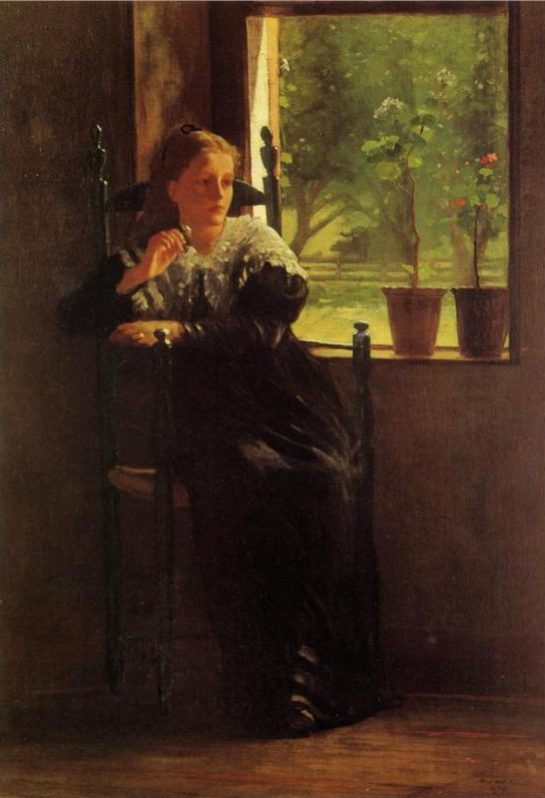 At the Window 1872 Winslow Homer