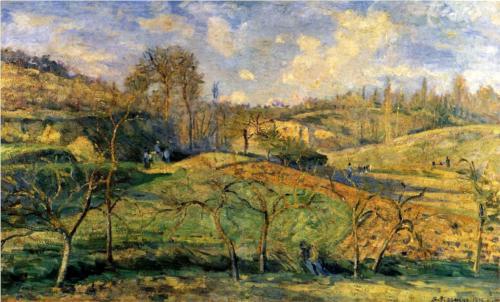 March Sun, Pontoise Pissarro