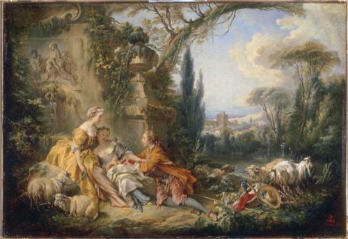 Charms of Country Life Francois Boucher 