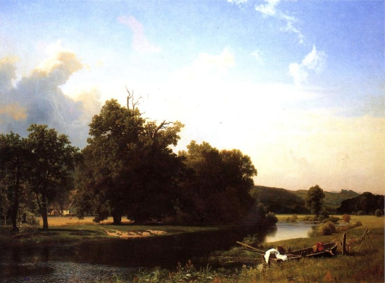 "Westphalia" Oil Painting Albert Bierstadt 
