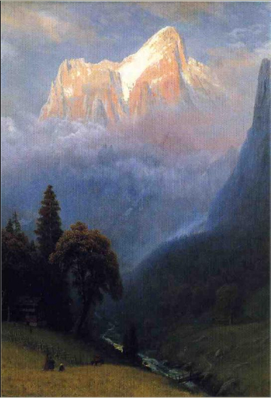 "Capri" Oil Painting Albert Bierstadt 