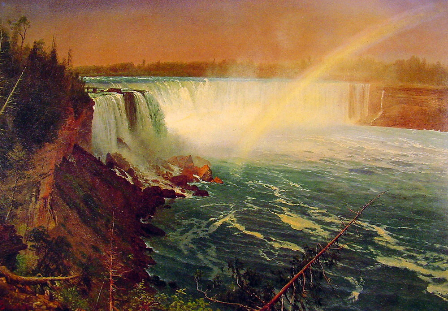 "Niagara" -Oil Painting Albert Bierstadt