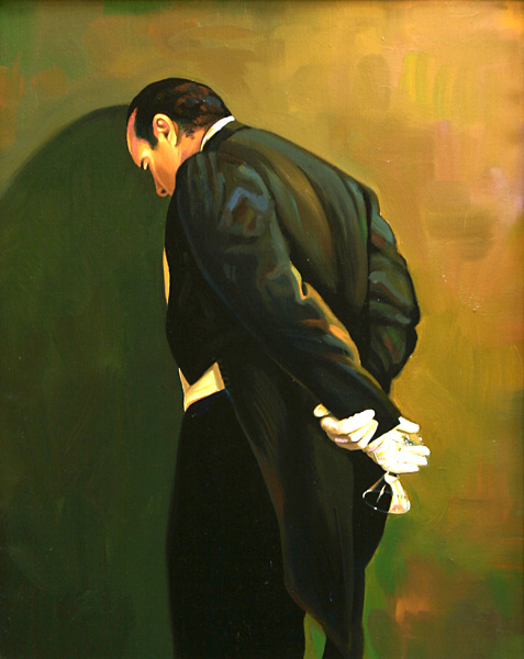 The Butler's in Love,1998 Oil Painting