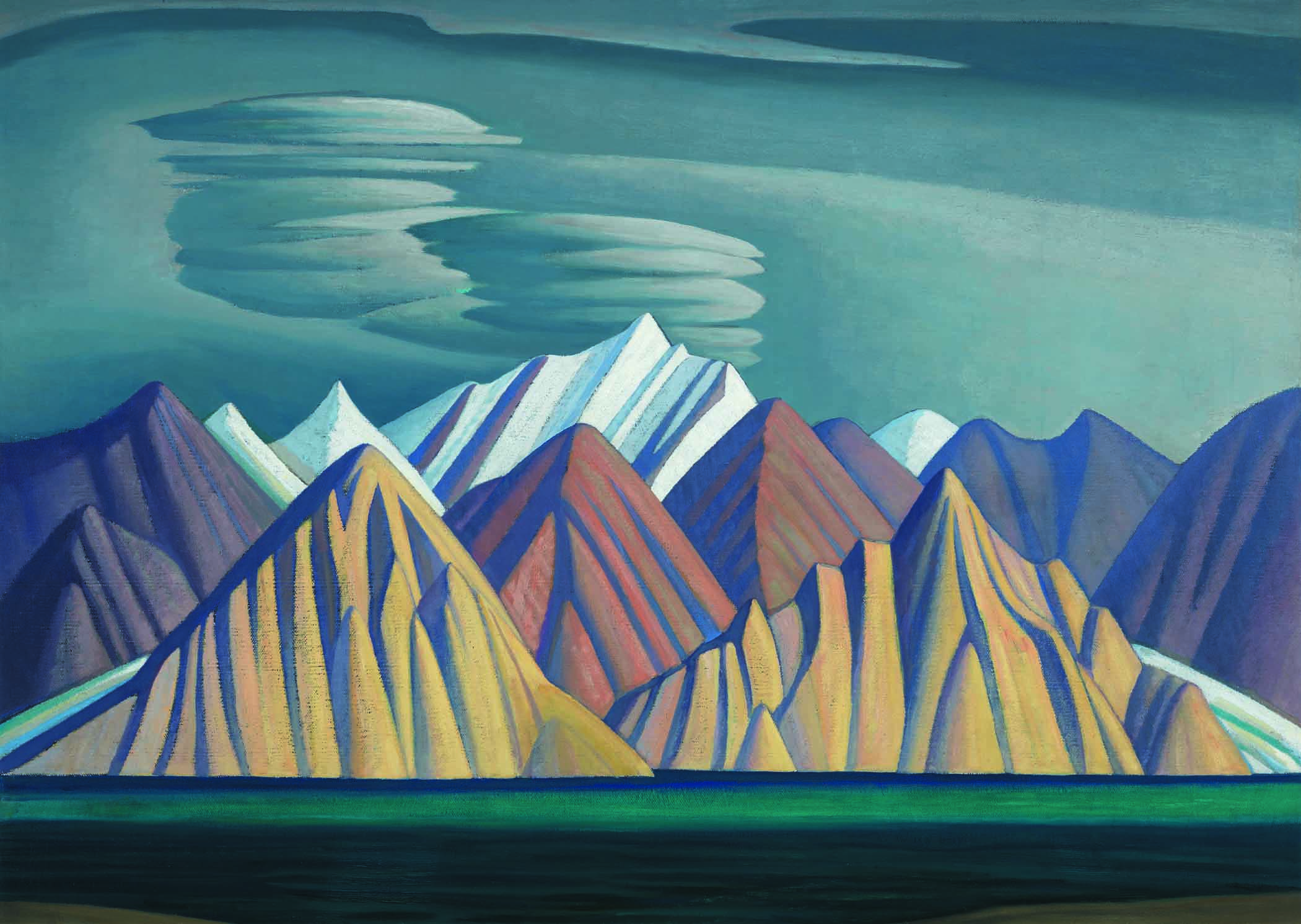 Lawren Harris Oil Painting Bylot Island